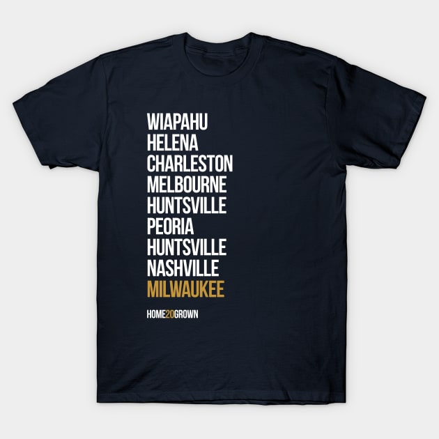 "Homegrown Series" Milwaukee: The Receiver T-Shirt by alanduda